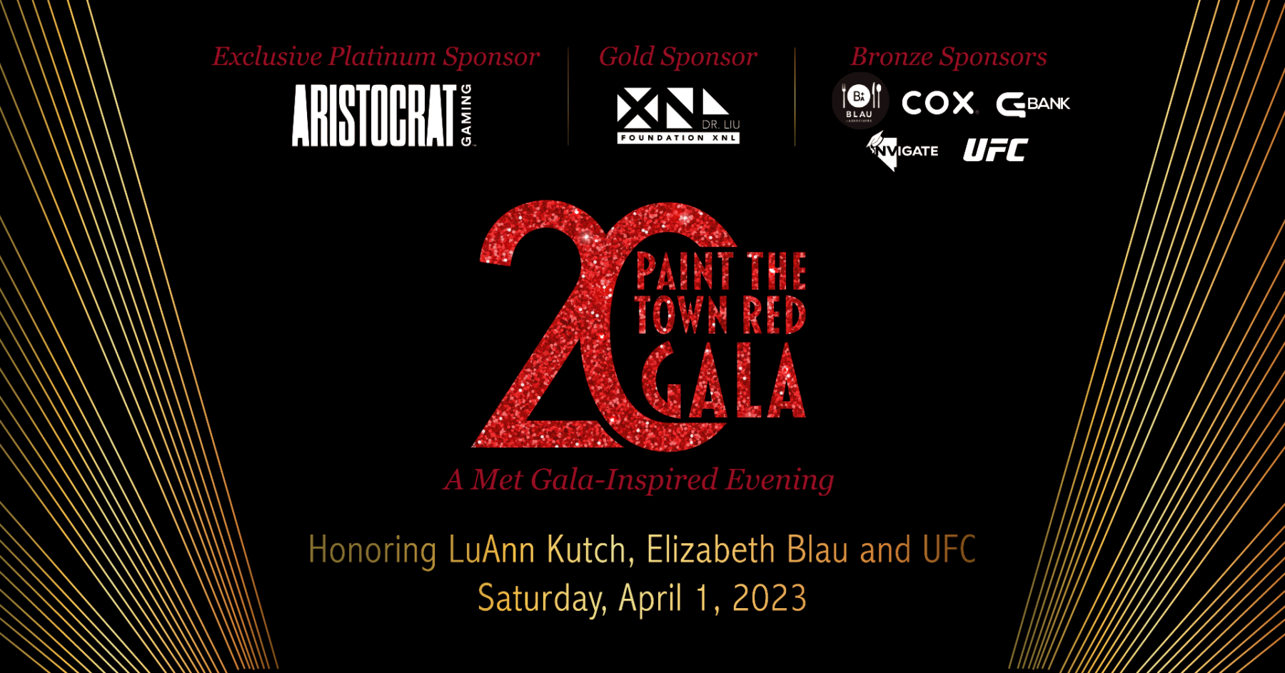 20th Annual Paint the Town Red Gala – www.jllv.org